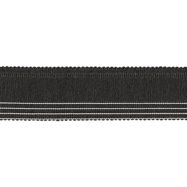 Unbranded Charcoal 1.5 in. x 30 in. Rug Runner Edge