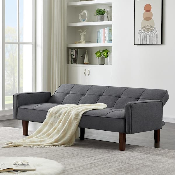 Upholstered Recliner Sleeper Sofa Bed
