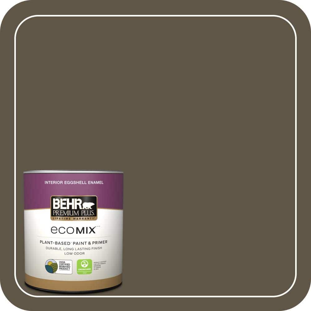 1 qt. #710D-7 Chocolate Cupcake Eggshell Enamel EcoMix Plant-Based Interior Paint & Primer price history on PriceWatchPro