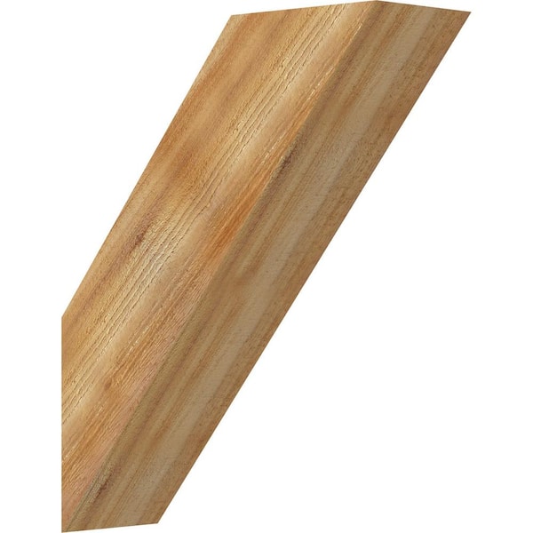 Ekena Millwork 6"W x 18"D x 22"H Traditional Rough Sawn Knee Brace, Western Red Cedar