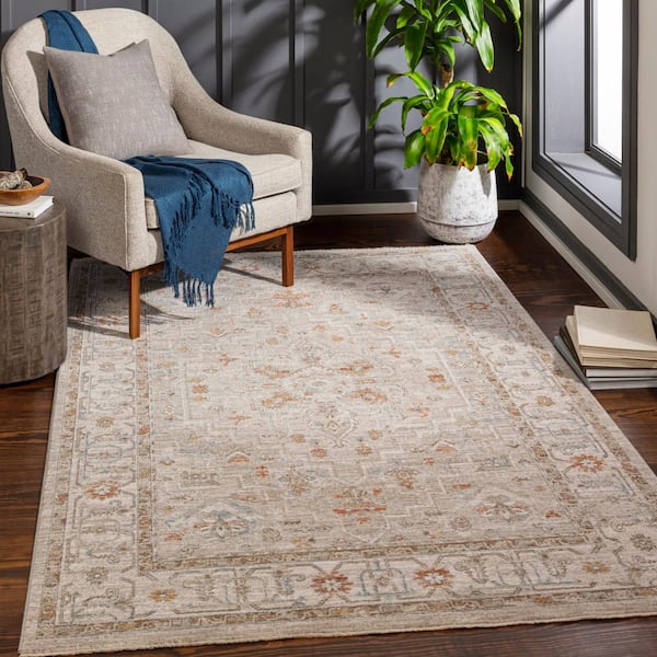 Shuri Sage 5 ft. Round Indoor Area Rug
