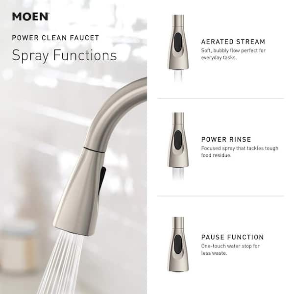 How to Clean Moen Kitchen Faucet Spray Head 
