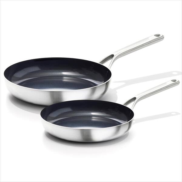 WMF Cromargan Pan Set - 2 Ceramic Coated Frying Pans For All Stovetops