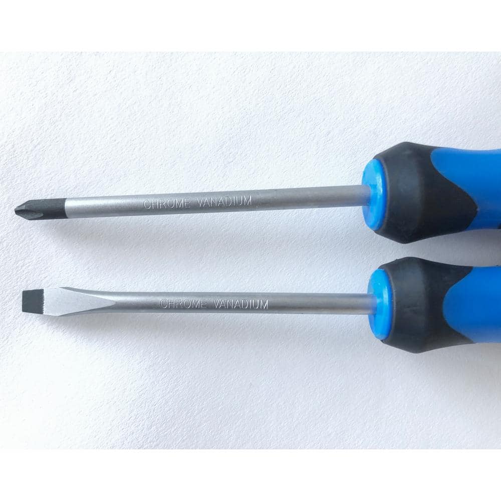 65-Piece Blue High-Alloy Steel Household Tool Set with Case