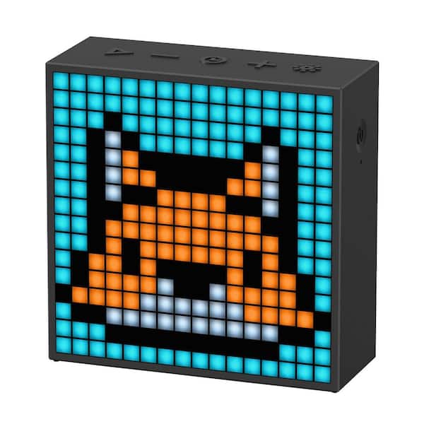 Pixel Art Bluetooth Speaker with 16x16 LED Display APP Control, TimeBox Evo Cool Animation Frame and Gaming Room Setup