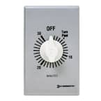 20 Amp 30-Minute Indoor In-Wall Spring Wound Timer, Gray