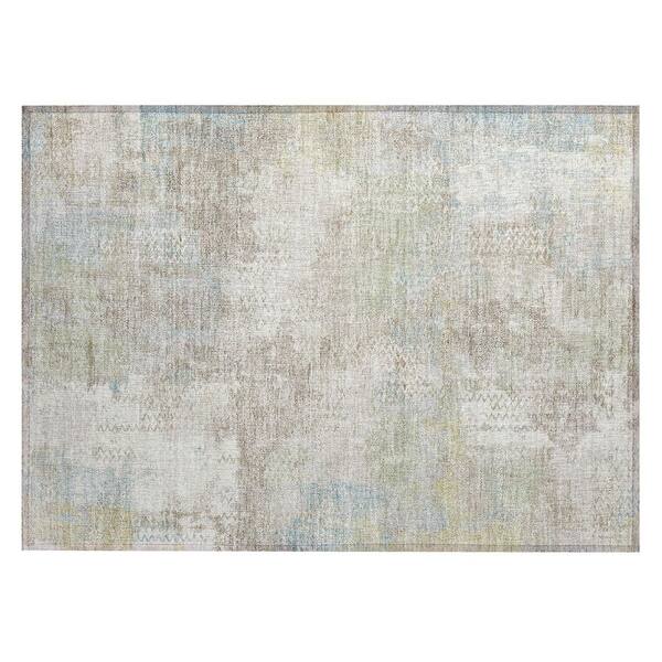 Chantille Machine Washable Indoor/Outdoor Abstract ACN2790 Ivory 3 ft. x 4 ft. Area Rug