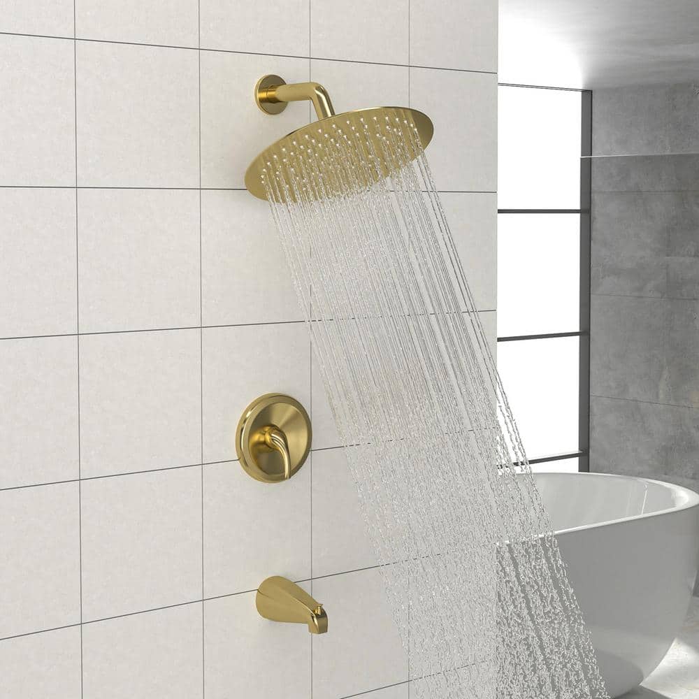 Magic Home SingleHandle 1Spray 10 in. Wall Mounted Dual Shower Head