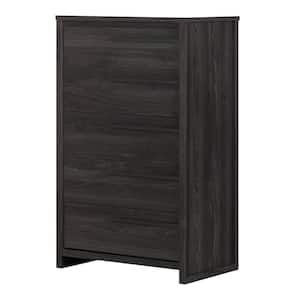 Tao 5-Drawer Gray Oak Chest of Drawers