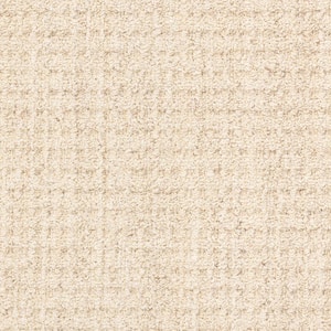 Sicily - Feather - Beige 15 ft. 46.8 oz. SD Nylon Pattern Installed Carpet