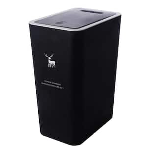 Zzmop 7L Plastic Small Trash Can Wastebasket, Garbage Container Bin for  Detachable side coverBathrooms, Kitchens, Home Offices, Dorm Rooms