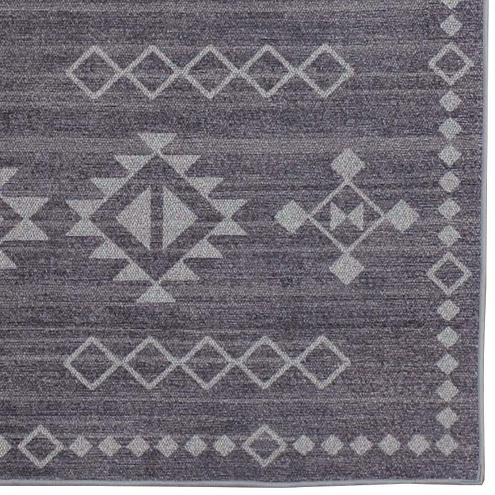 Park Iris Gray and Ivory 3 ft. x 5 ft. Traditional Woven Distressed Polyester Rectangle Indoor Accent Area Rug price history on PriceWatchPro