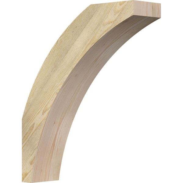 Ekena Millwork 6"W x 22"D x 26"H Thorton Rough Sawn Knee Brace, Douglas Fir