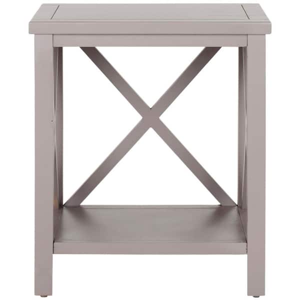 SAFAVIEH Candence Gray End Table