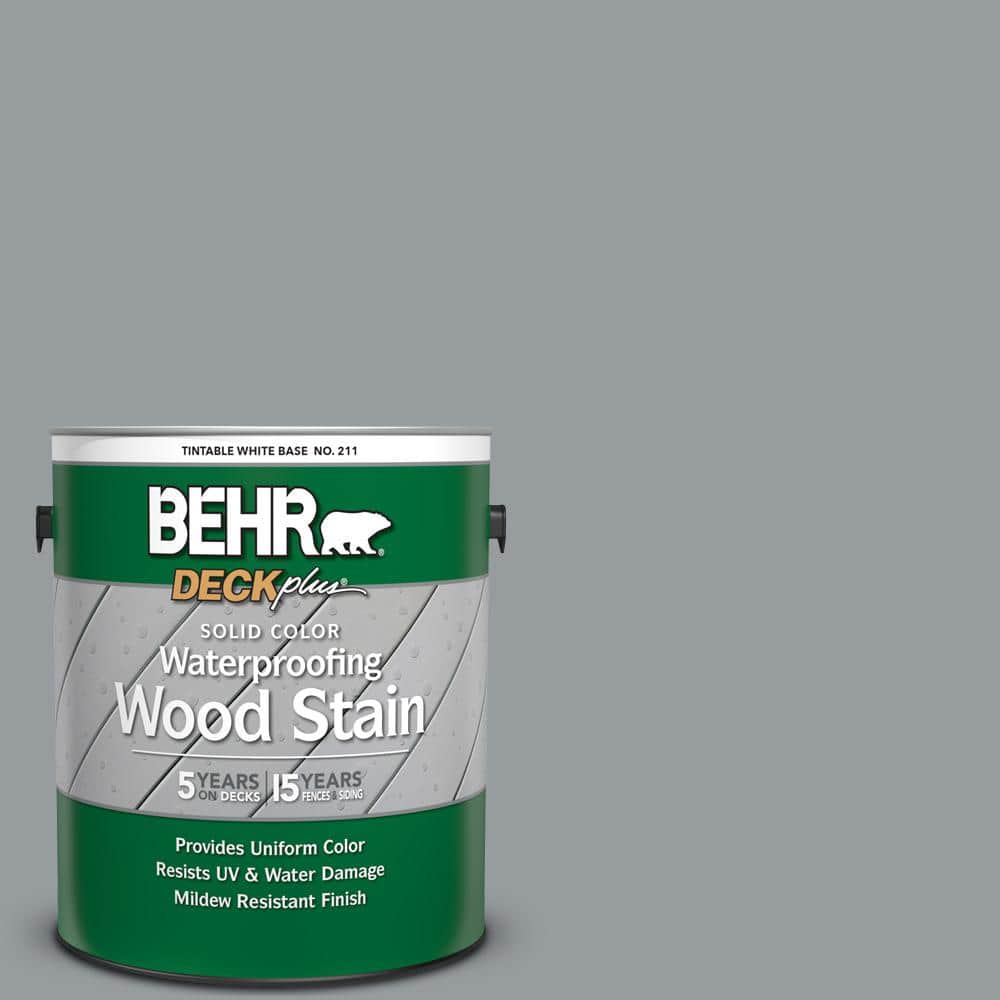 1 gal. #N500-4 Pencil Sketch Solid Color Waterproofing Exterior Wood Stain