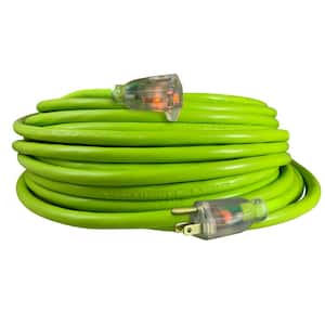 Masterplug 60 ft. 14/3 Wire Gauge General Purpose Indoor/Outdoor Grey/Green  Extension Cord Reel with 4-Outlets 3852290 - The Home Depot