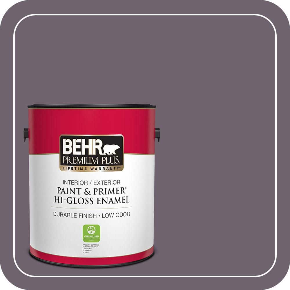 1 gal. #670F-6 Vintage Grape Hi-Gloss Enamel Interior/Exterior Paint & Primer product image for price tracking