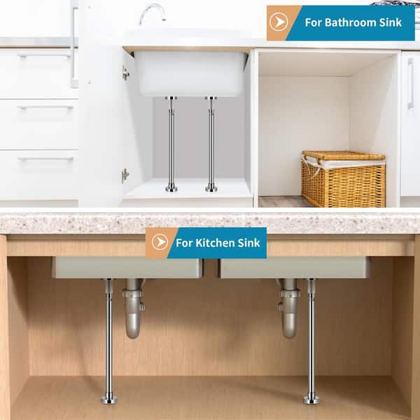 Only One Bar 1PC Undermount Sink Support Brackets Adjustable Stainless Steel Installation For Heavy Duty Undermount Kitchen Sink