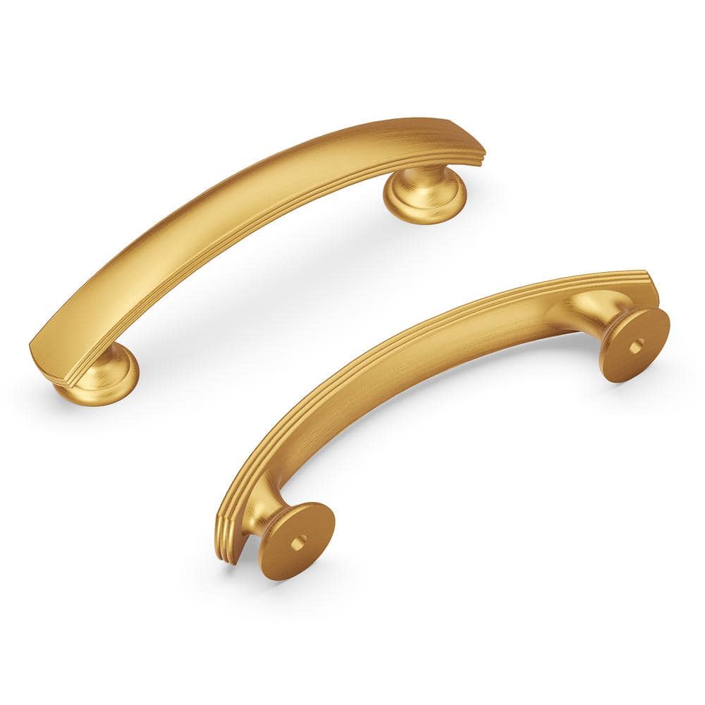 American Diner Collection 3 in. (76mm) Center to Center Brushed Golden Brass Arch Handle Cabinet Pull (10-Pack) price history on PriceWatchPro