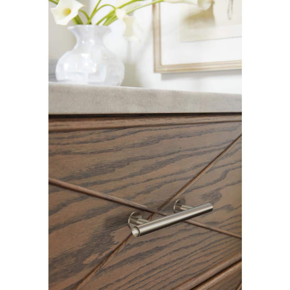 3" Brushed Satin Nickel Modern Cabinet Bar Pull