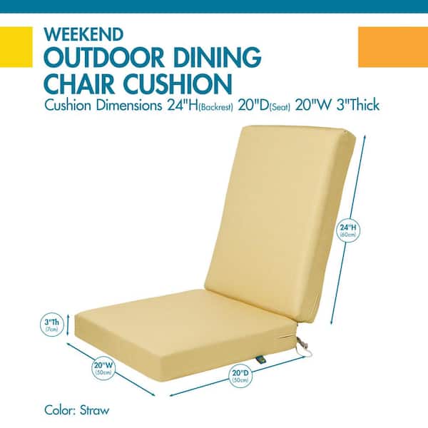 Thick Chair Cushions Indoor, Chair Cushion Backrest