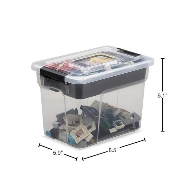 Ezy Storage 3 Qt. Sort It Storage Box with Removable Tray, Clear (12-Pack)  12 x FBA32235 - The Home Depot