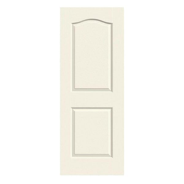 32 in. x 80 in. Camden Vanilla Painted Textured Molded Composite Interior Door Slab