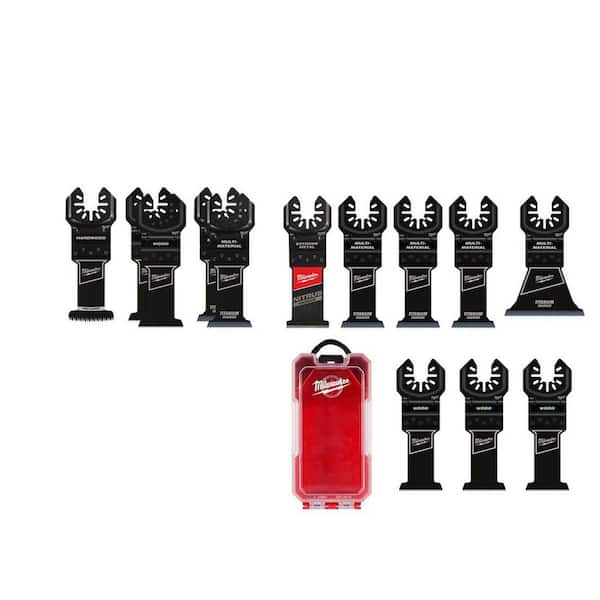 Oscillating Blade Set w/ Japanese Hardwood Blade (5-Piece) & 18 PC Oscillating Blade Set