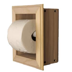 Newton Recessed Toilet Paper Holder 21 Holder in Unfinished Wall Hugger Frame