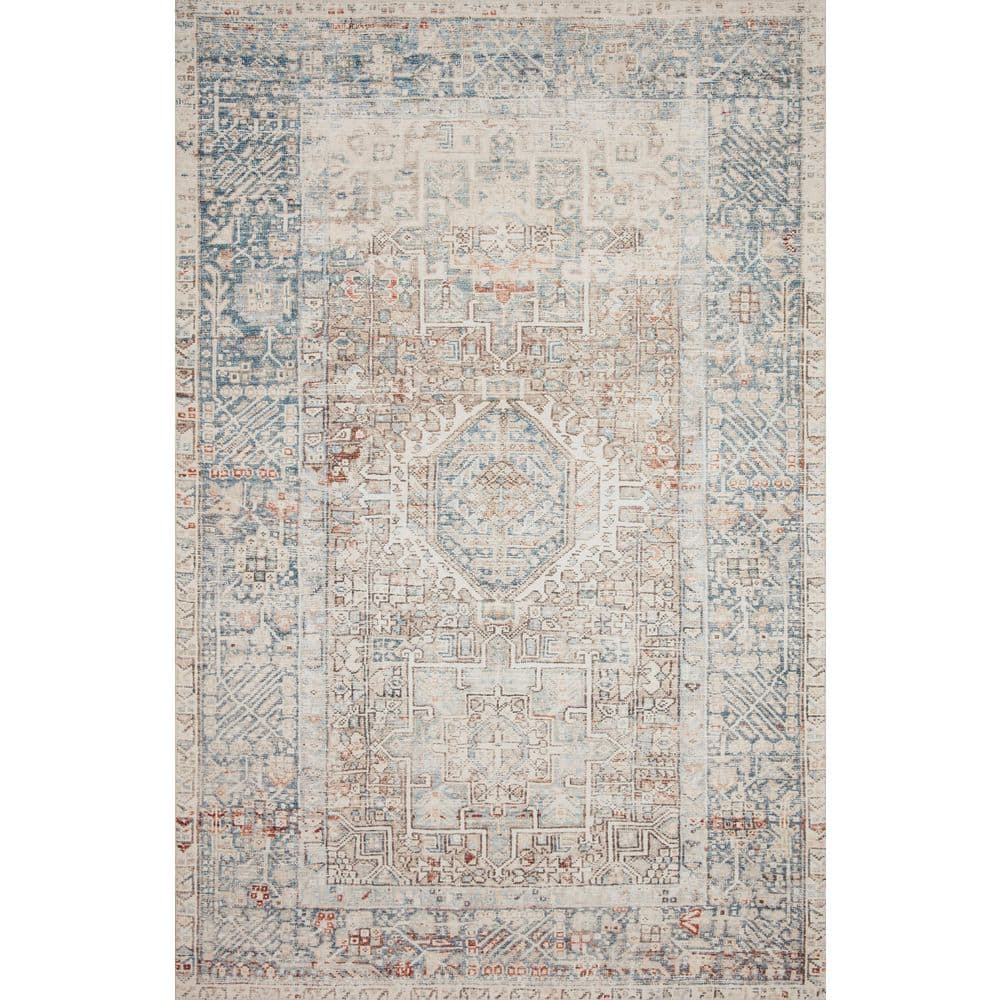 Chris Love Julia Jules Natural / Ocean 8 ft. 6 in. x 11 ft. 6 in. Traditional Area Rug price history on PriceWatchPro