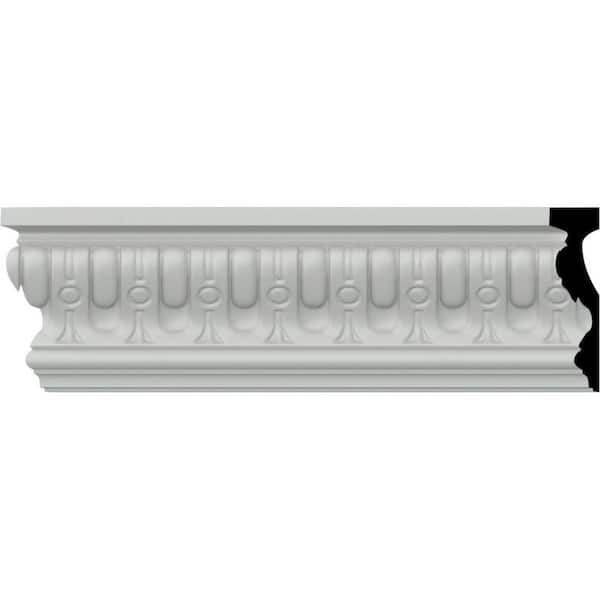 Ekena Millwork SAMPLE - 1-1/8 in. x 12 in. x 4-1/8 in. Urethane Sequential Chair Rail Moulding