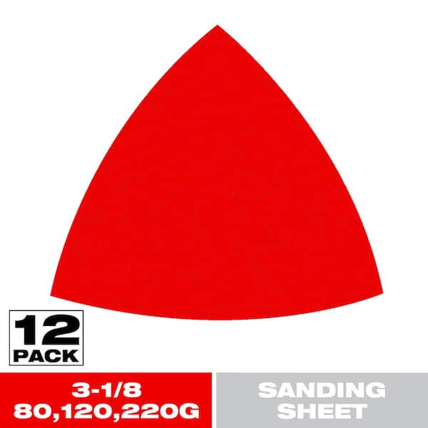 3-1/8 in. Assorted Oscillating Detail Triangle Sanding Sheets