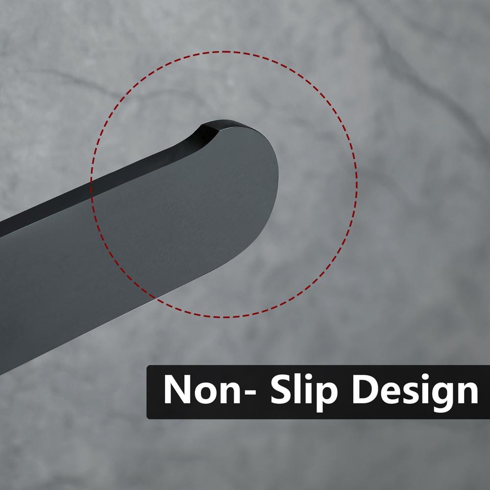 Matte Black Stainless Steel 5-Piece Bathroom Hardware Set