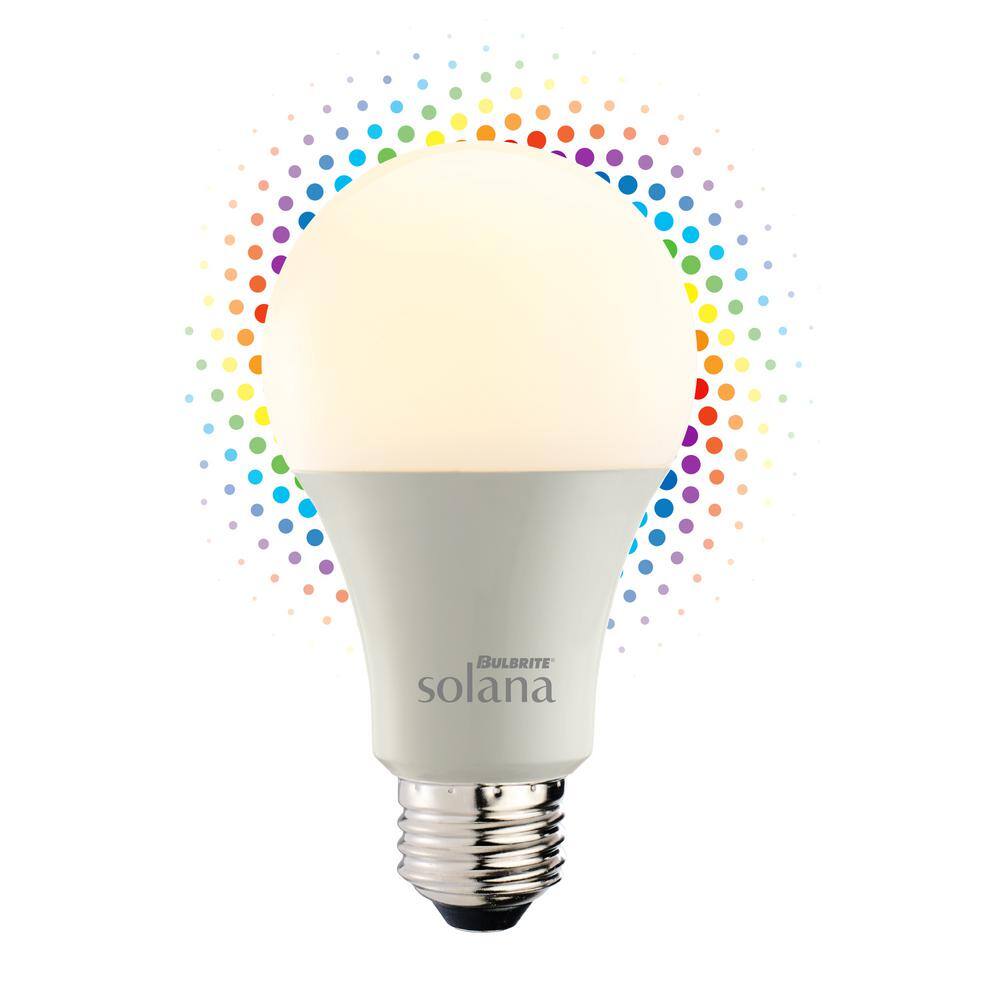 9-Watt, 60-Watt Equivalent A19 Smart LED WIFI Bulb Medium Base E26 Light 65