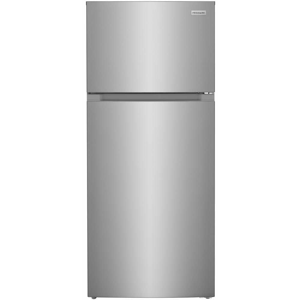 Frigidaire 27 in. 16.0 cu. ft. Standard Depth Top Freezer Refrigerator in Stainless Steel