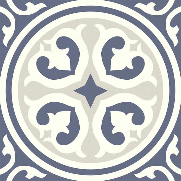Design Mural 9.09 in. x 9.09 in. Porcelain Floor and Wall Tile (10.332 sq. ft./Case)