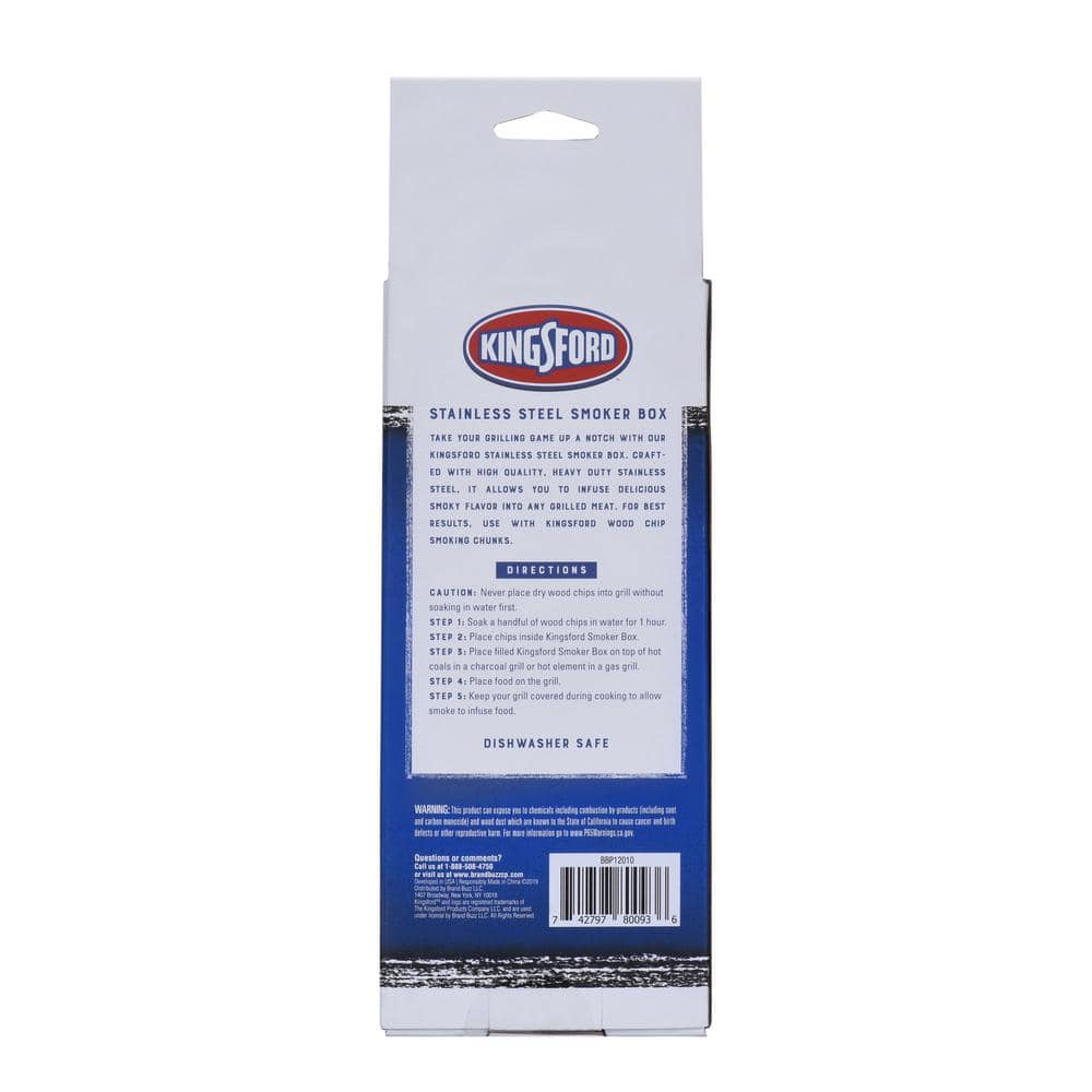 Kingsford Heavy-Duty Stainless Steel BBQ Smoker Box