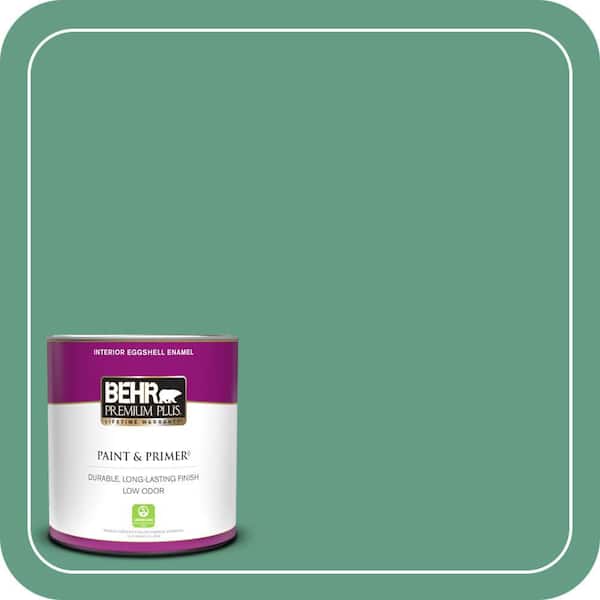 BEHR PREMIUM PLUS 1 qt. #480D-5 Scotch Lassie Eggshell Enamel Low Odor Interior Paint & Primer