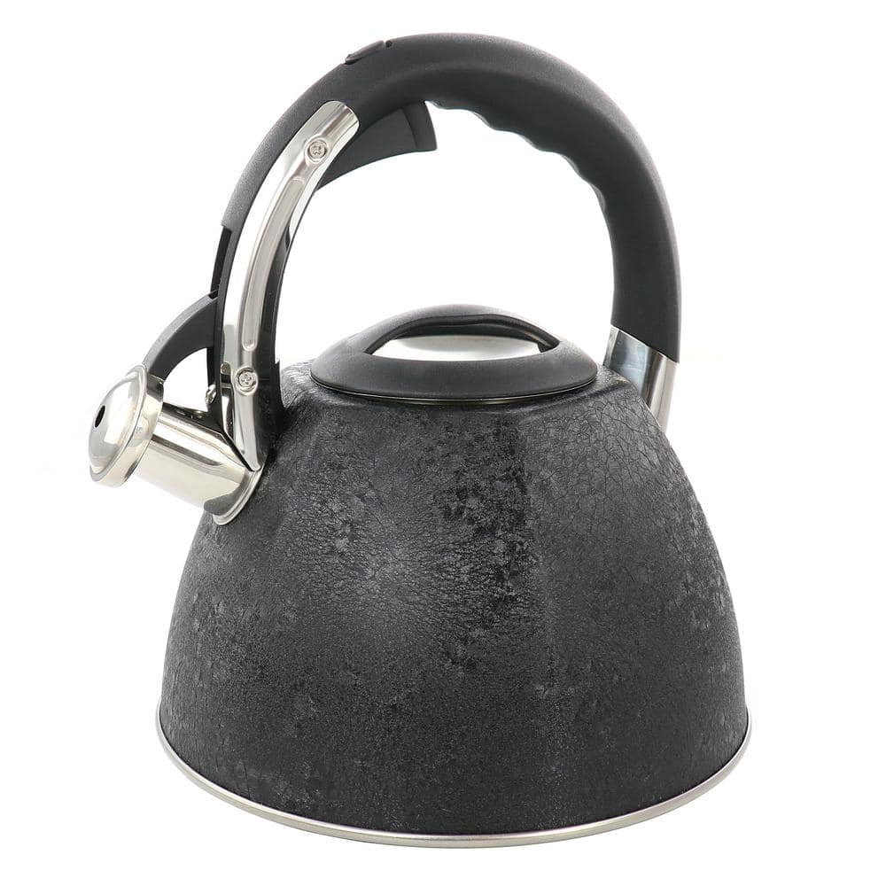 Typhoon Otto Whistling Kettle - Black