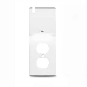 Duplex Face-Plate with 2 USB Ports and LED Night Light