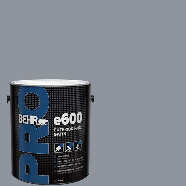1 gal. #PPF-28 Blue Dusk Satin Exterior Paint