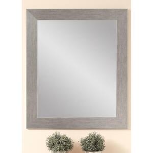 Large Rectangle Gray Modern Mirror (55 in. H x 32 in. W)