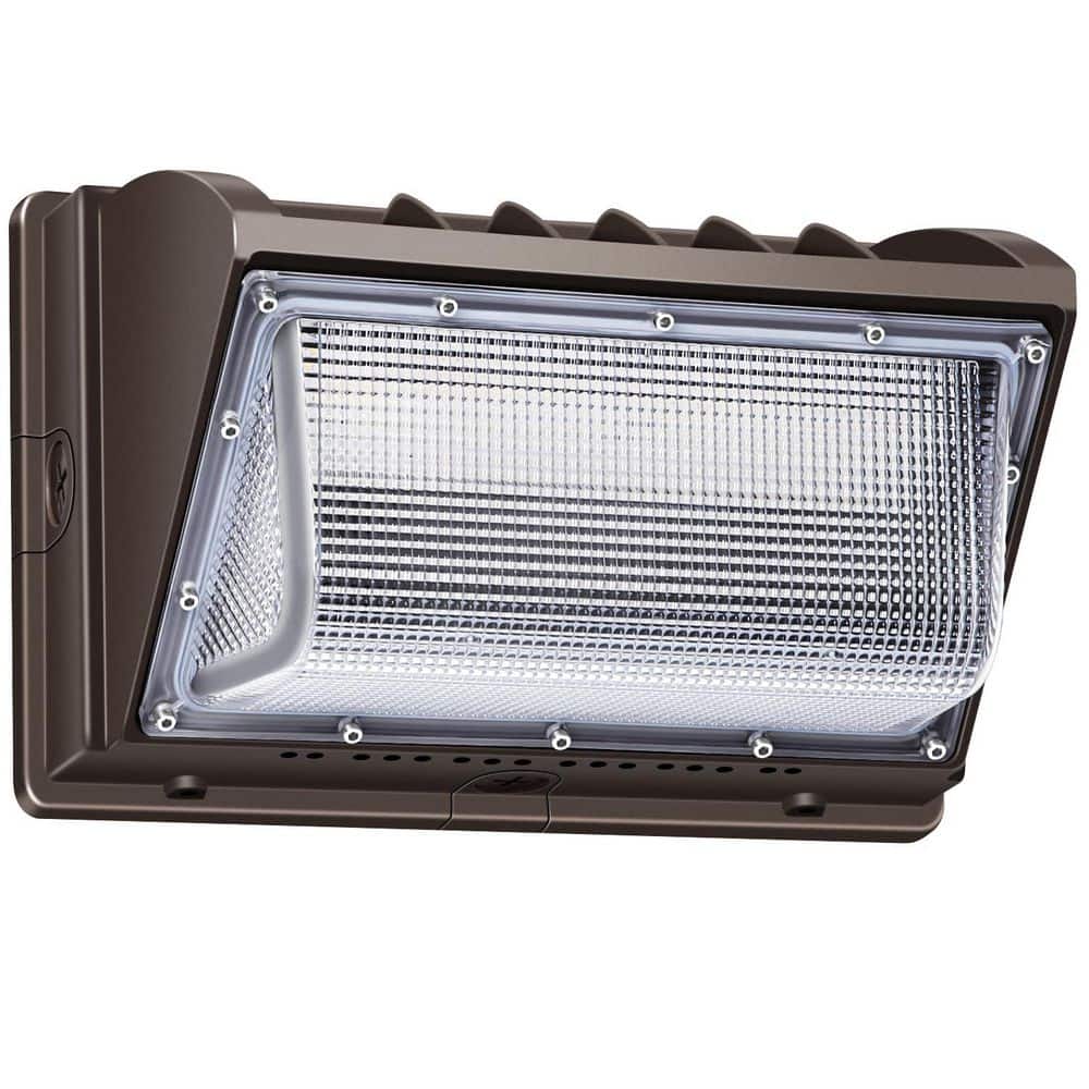 500-Watt Equivalent 21000 Lumen White Integrated LED Flood Light Fixture with Bulb Included for Outdoor Security Use price history on PriceWatchPro