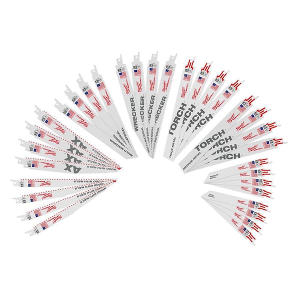 Milwaukee SAWZALL Nail-Embedded Wood and Metal Cutting Bi-Metal