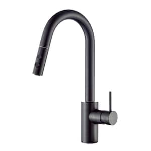Single-Handle Pull-Down Sprayer Kitchen Faucet with 2-Function Spray Head in Oil Rubbed Bronze