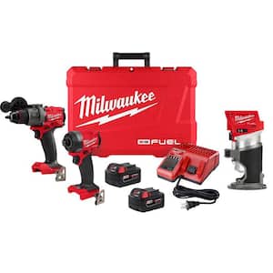 M18 FUEL 18-V Lithium-Ion Brushless Cordless Hammer Drill and Impact Driver Combo Kit (2-Tool) with Router