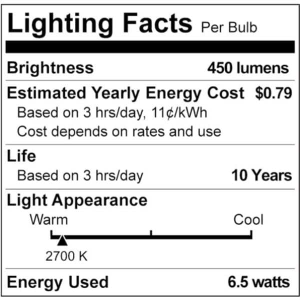 Philips Soft White Frosted LED A19 Light Bulbs, 4-Pack