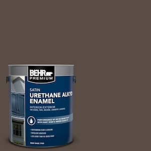 1 gal. #PPU5-19 Dark Truffle Urethane Alkyd Satin Enamel Interior/Exterior Paint