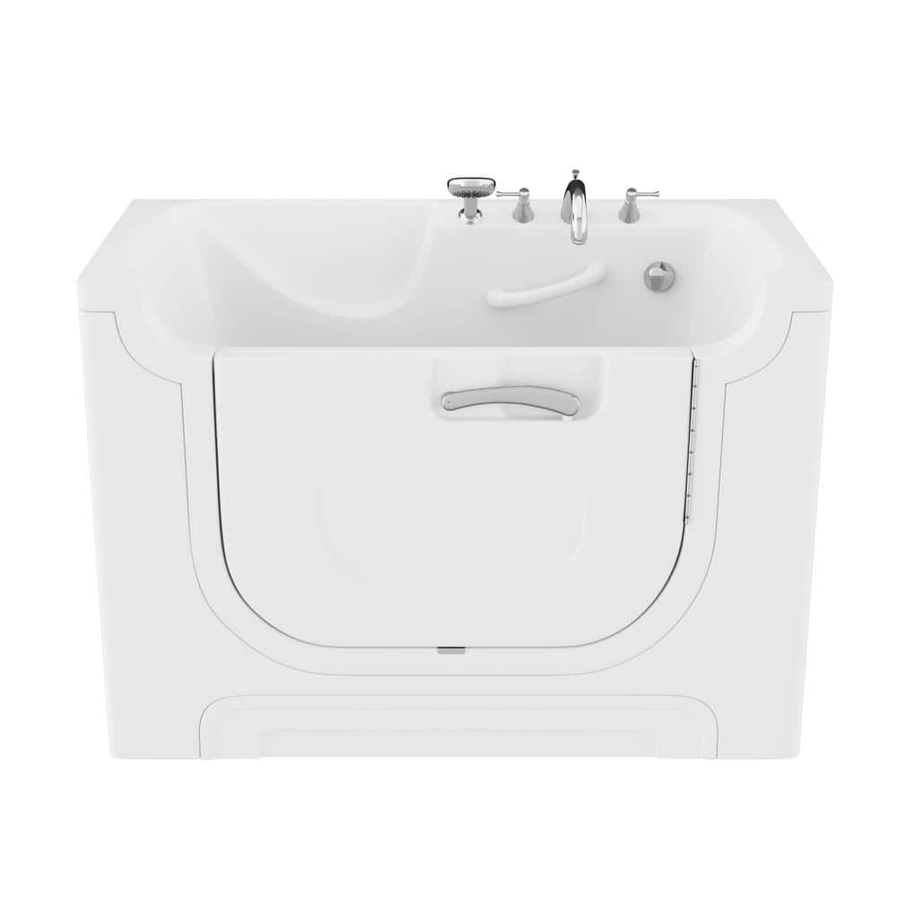 Universal Tubs HD Series 60 in L x 30 in W RD WalkIn Soaking Bathtub in White HD3060WCARWS