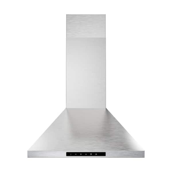 Sharp 24 in. Wall Mounted Range Hood in Stainless Steel